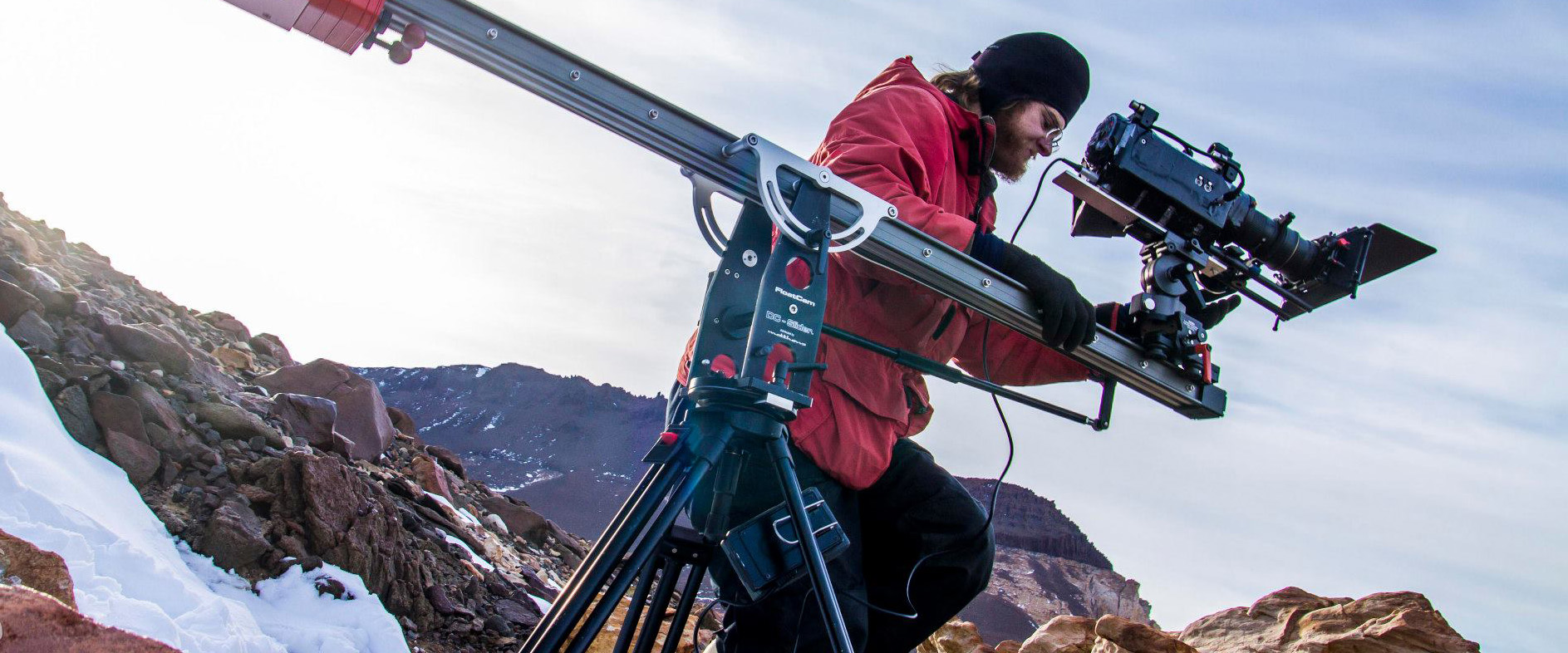 Keith Heyward in Antarctica